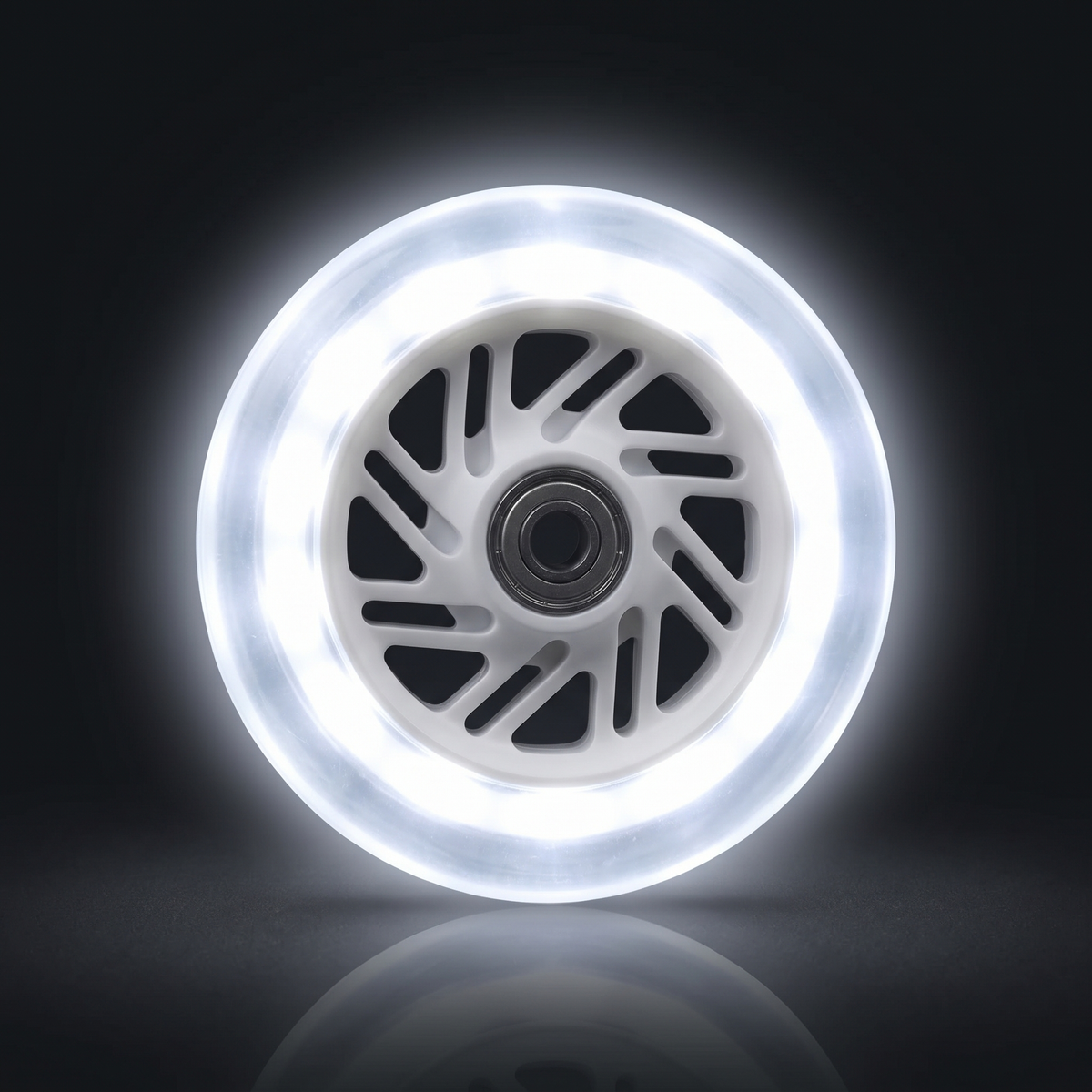 Rueda LED GlowRush color Blanco