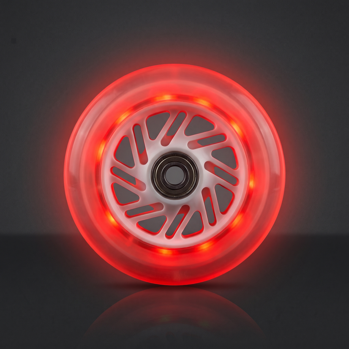 Rueda LED GlowRush color Rojo