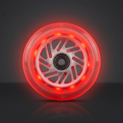 Rueda LED GlowRush color Rojo