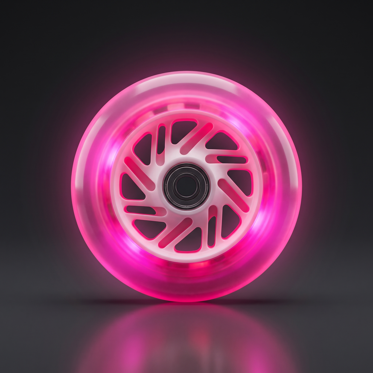 Rueda LED GlowRush color Rosa