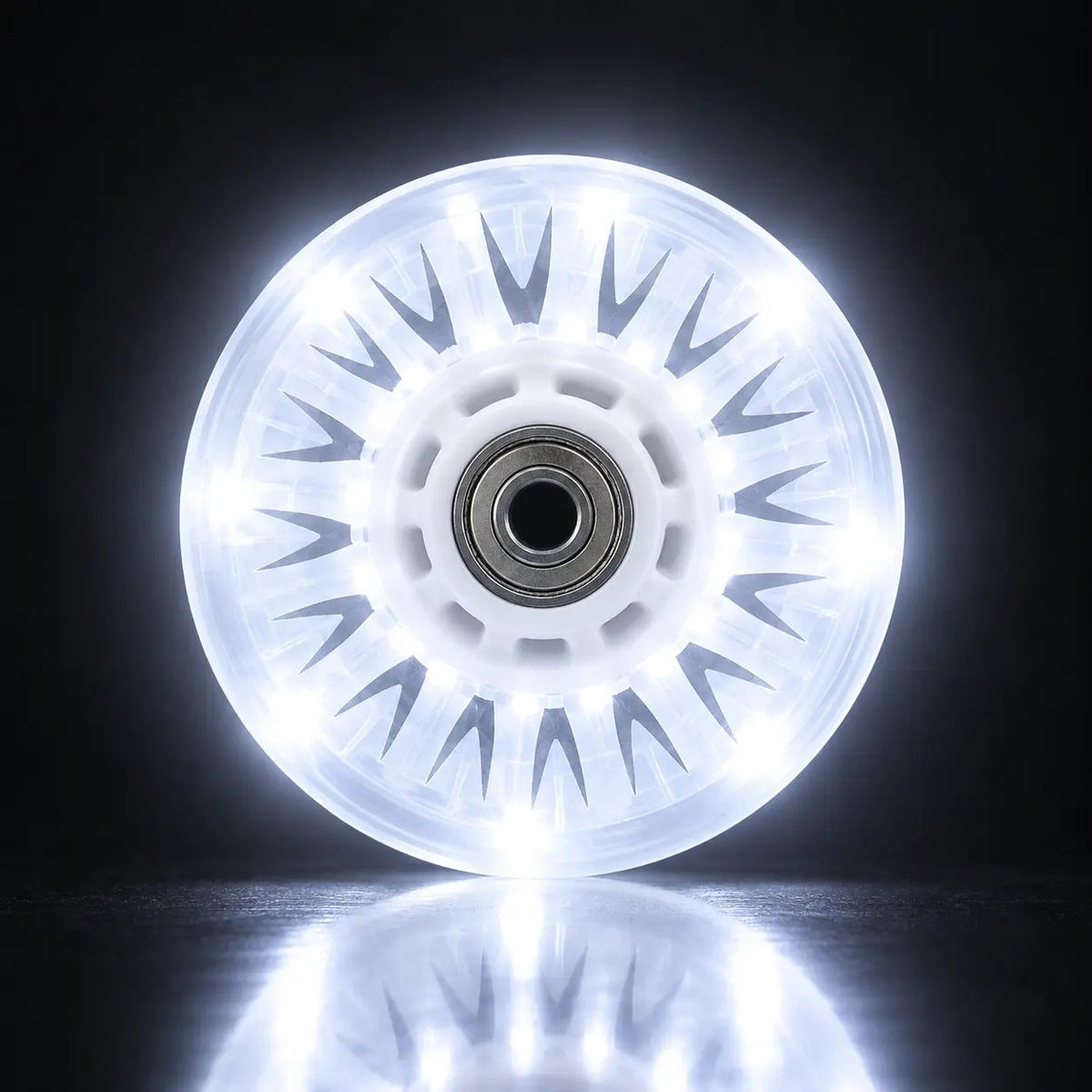 Rueda GlowRush Flash blanca
